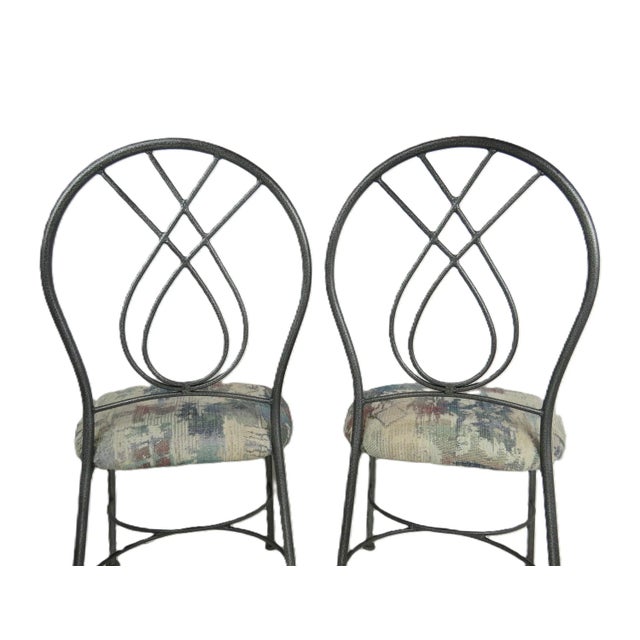 Vintage Chromcraft Dining Side Chairs With Metal Frames - Set of 4 For Sale In Chicago - Image 6 of 12