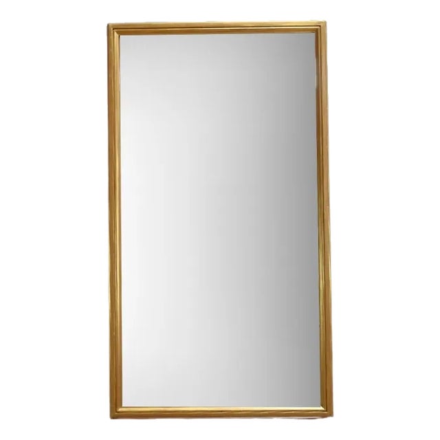 Gilded Wood Mirror by Maison Texier For Sale