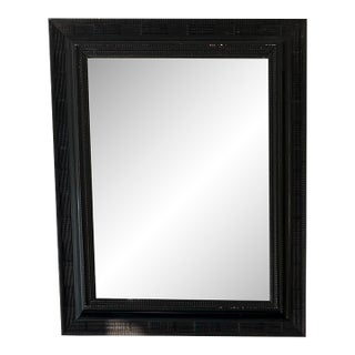 Ebony Finished Dutch Style Mirrors Two Available For Sale