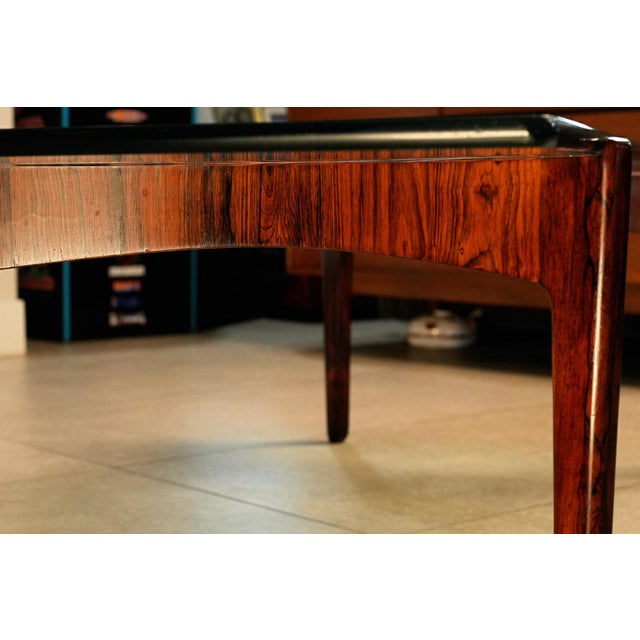 Sculptural Brazilian Rosewood Coffee Table by Sven Ellekaer, Denmark, 1960s For Sale - Image 10 of 15