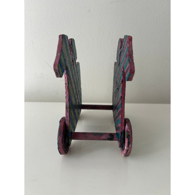 Metal Metal Sculpture by Sandra Berry Hover Toy Theater Series, 1982 For Sale - Image 7 of 10