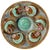 19th Century Majolica Fish Heads Oyster Plate Onnaing For Sale