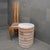 Gemstone Onyx and Marble Side Table by Forzini For Sale - Image 7 of 13