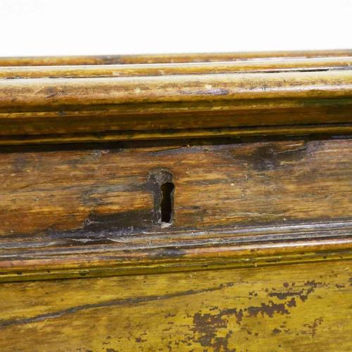Wood Wooden Chest with Shaped Base and Molded Lid For Sale - Image 7 of 12