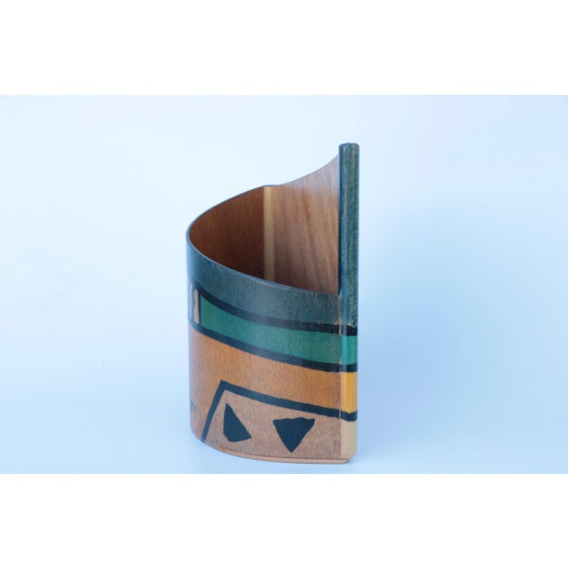 Kakadu Bentwood Moon Storage Bin For Sale - Image 4 of 8