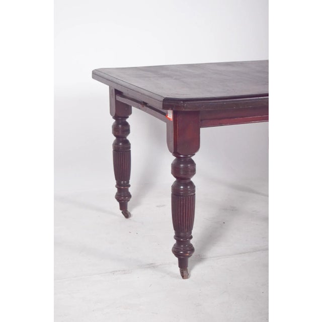 English Victorian Dining Table, 1890s For Sale - Image 3 of 11