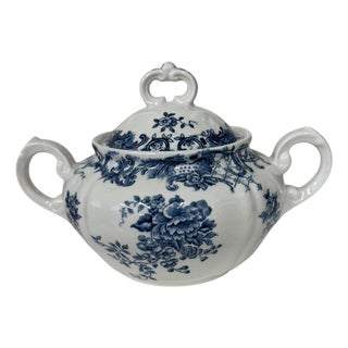 Mid 20th Century Villeroy & Boch “Valeria” Covered Sugar Dish For Sale