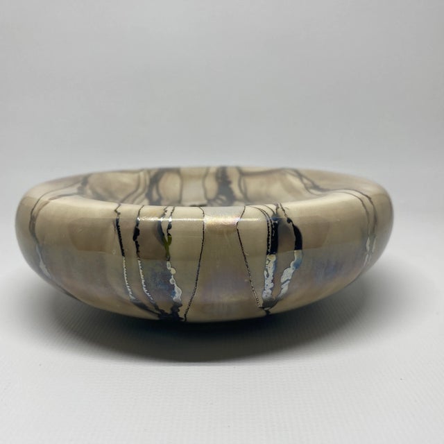 Champagne Vintage Nieslen Ceramic Soap Dish For Sale - Image 8 of 13