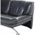 Late 20th Century Late 20th Century Postmodern Nicoletti Salotti Attributed Black Italian Leather Sofa For Sale - Image 5 of 7