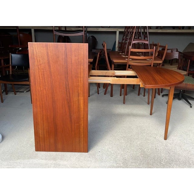 Danish Extendable Dining Table in Teak For Sale - Image 11 of 17