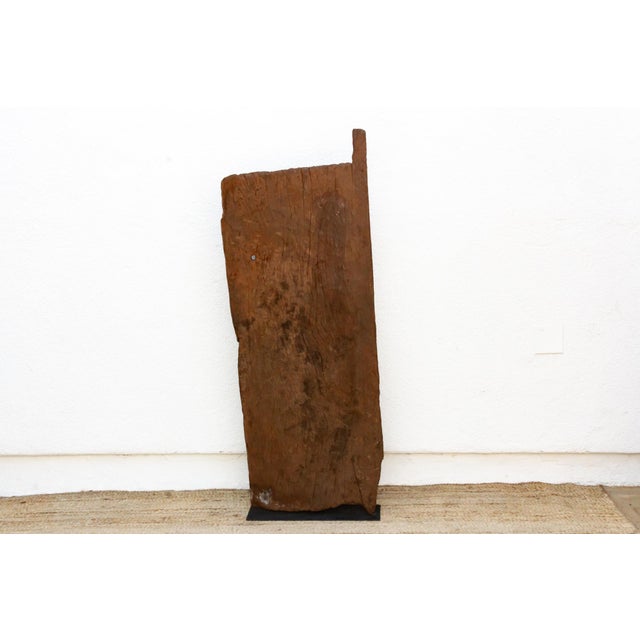 Wood Beautifully Carved Nested Diamond Antique Door For Sale - Image 7 of 8