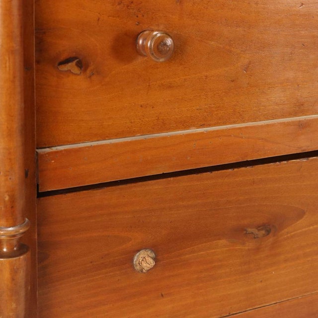 Wood Antique 20th Century Umbertino Chest of Drawers in Walnut For Sale - Image 7 of 12