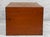 Brown Antique Primitive Traditional Mahogany Storage Box For Sale - Image 8 of 12