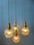 Vintge Glass Cascade Pendant Lamp from Hustadt Leuchten For Sale - Image 3 of 11
