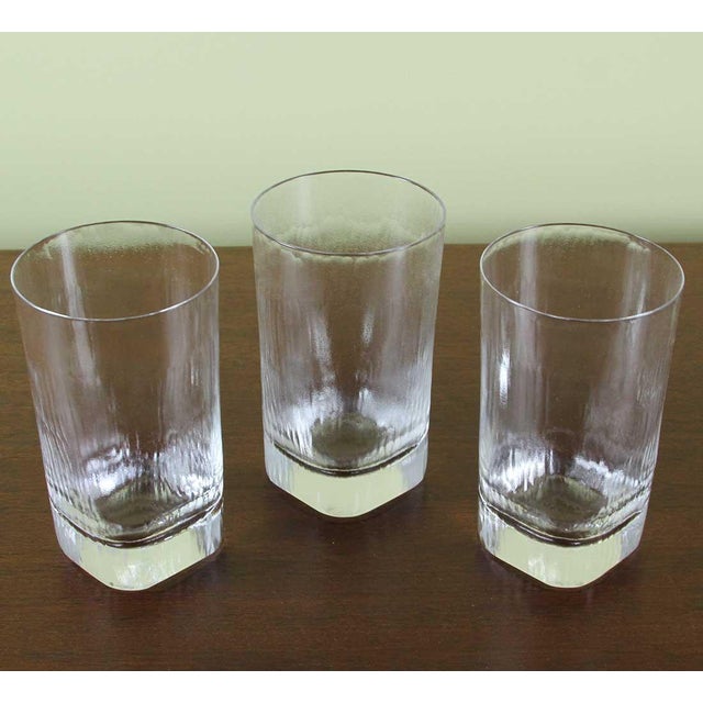 White 1960s Set of 5 Givré - Frost Exquisite Tumblers or Scotch- Whisky Glasses, For Sale - Image 8 of 17