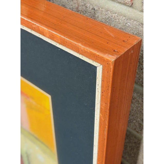 Framed Signed Osvaldo Gutiérrez "Untitled" Mix Media For Sale - Image 11 of 11