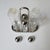 Salt and Pepper with Vinegar and Oil Set in Glass and Metal by Ettore Sottsass for Alessi, 1980, Set of 5 For Sale - Image 6 of 9