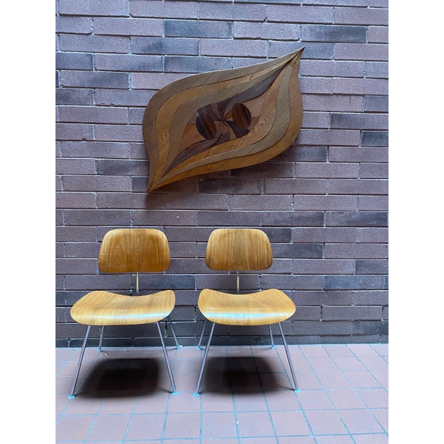 Mid-Century Modern Large Vintage 1960s Wood Wall Sculpture Hanging Art – Abstract Organic Design For Sale - Image 3 of 7