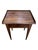 This 18th-century side table is in very sturdy, usable condition. It is crafted with walnut and has a small drawer with a...
