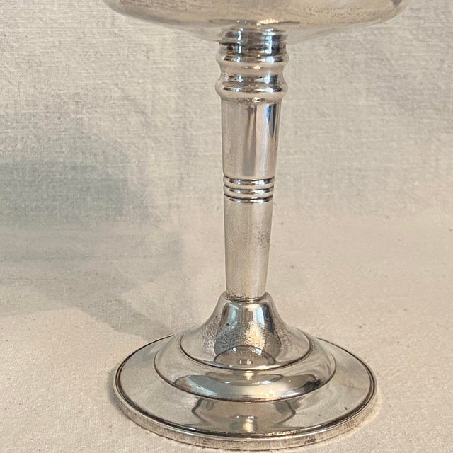 Sterling Silver Weighted Bottom Compote or Bon-Bon Dish by Tarlton Silver Corporation For Sale - Image 4 of 8