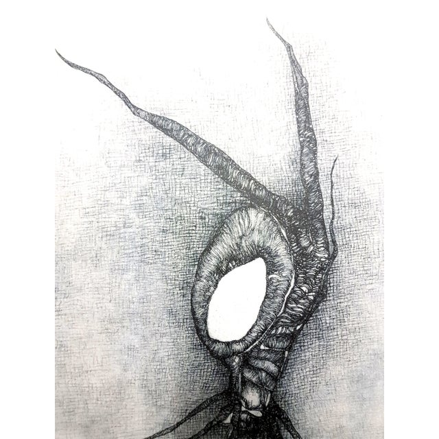 Fred Deux - Cosmic Root - Signed Original Serigraphy For Sale - Image 6 of 10