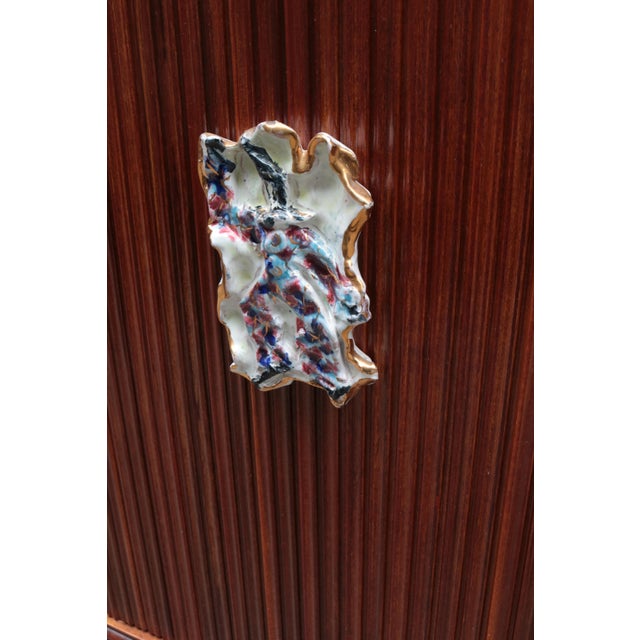 Modern 1950s Modernist Four Door Cabinet by Oswaldo Borsani For Sale - Image 3 of 18