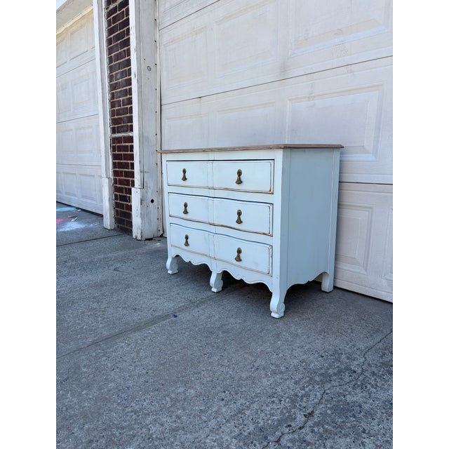 Vintage Coastal Farmhouse Dresser | French Country Chest of Drawers For Sale - Image 4 of 9