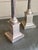 Wood Grand Tour Neoclassical Carved Water Giltwood Columns With Marble Spheres - A Pair For Sale - Image 7 of 9