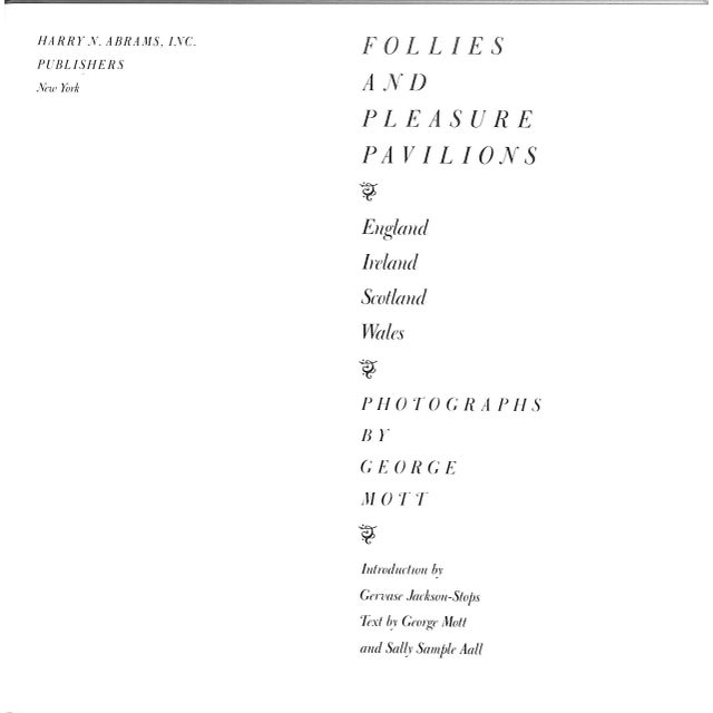 MOTT, George [text by] [132] pp. Harry N. Abrams, Inc. 1989 9 1/4" x 9 1/4" Shows banqueting houses, music pavilions,...