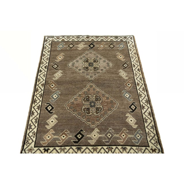 Hand-Knotted Gabbeh Rug For Sale - Image 4 of 11