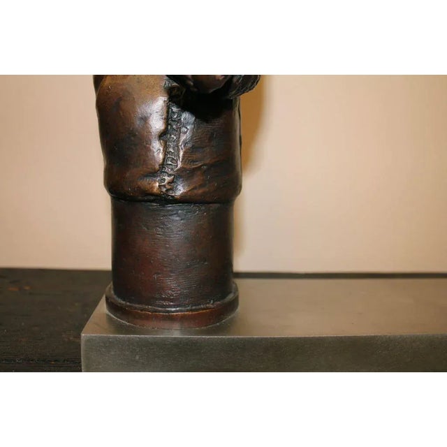 Contemporary Bronze by Newburgh Artist Ivan Palmer Titled "3 Am" For Sale - Image 3 of 9