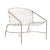 Brown Jordan Kantan Aluminum Vinyl Lounge Chair, Dove frame with White Lite fabric For Sale - Image 12 of 12