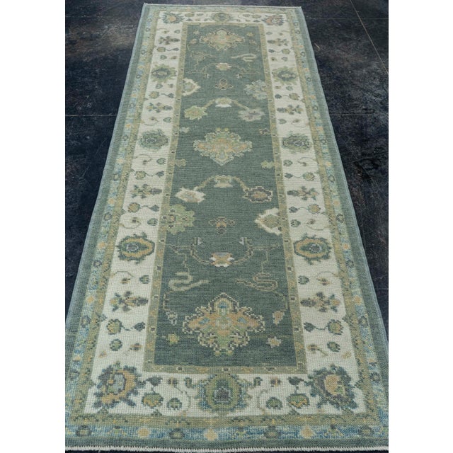 Turkish Oushak Rug 2'11"x 7'11" #19164 Explore a curated collection of hallway runners, wool rugs, and handmade...