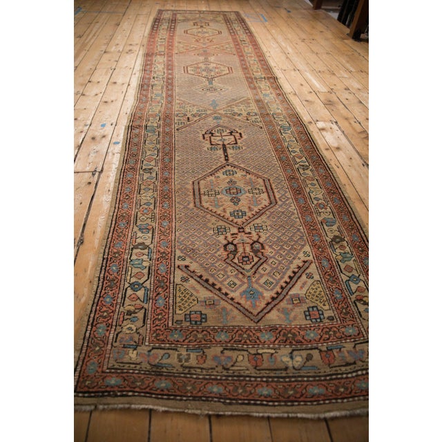 Textile Antique Northwest Persian Rug Runner - 3'3" x 13'6" For Sale - Image 7 of 10
