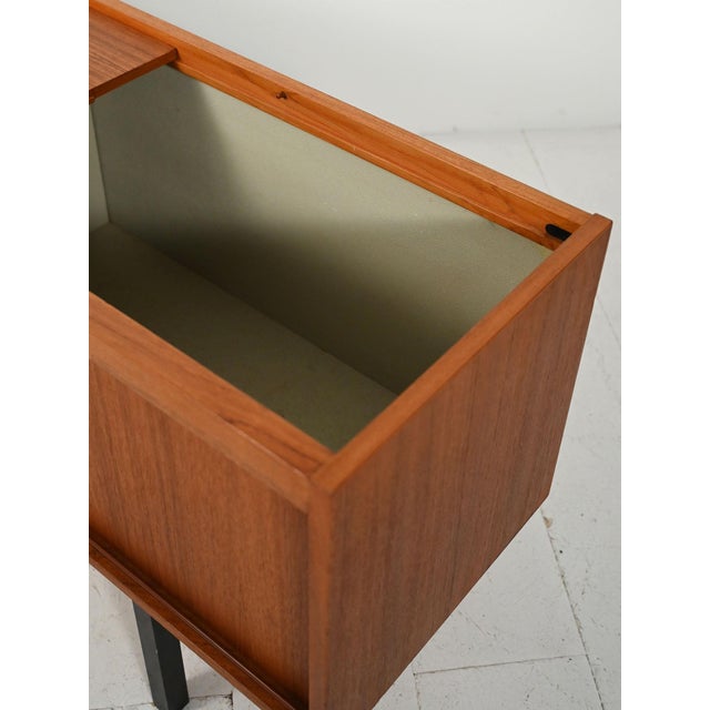 Black Scandinavian Sideboard with Document Holder, 1950s-1960s For Sale - Image 8 of 12