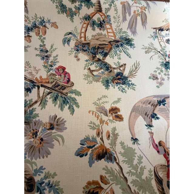 Schumacher Plaisirs De La Chine Document Fabric 172850 Schumacher Classics Collection 8 Yards Brand: Schumacher Pattern...