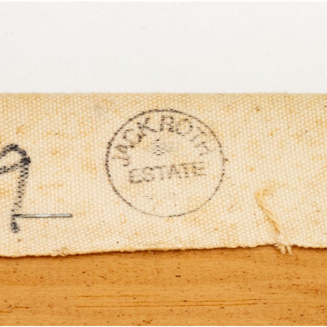 Gray Jack Roth "Cornering 17" Acrylic on Canvas, 1979 For Sale - Image 8 of 8