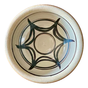 Vintage Handmade Studio Art Pottery 10" Bowl-Signed