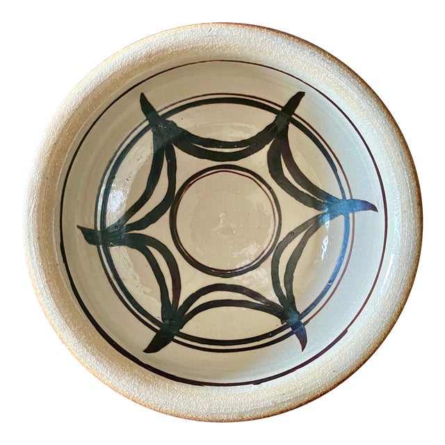 Vintage Studio Art Pottery 10" Bowl-Signed For Sale