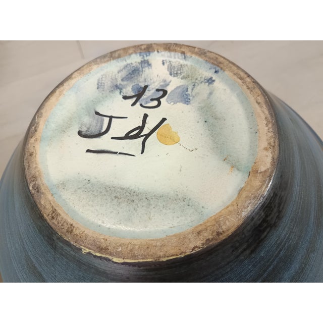 1950s Vintage Ceramic Vase from Jean De Lespinasse, 1950s For Sale - Image 5 of 13