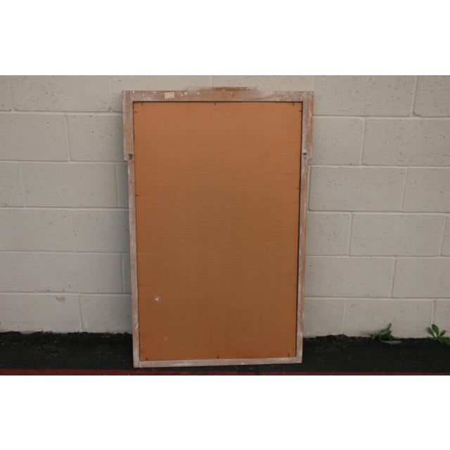 Vintage Italian Faux Bamboo Greek Key Wall Mirror, 1970s For Sale - Image 16 of 18