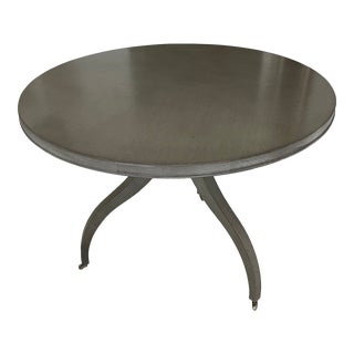 Pedestal Base Dining Center Hall Table For Sale