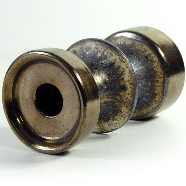 1960s German Ceramic Candleholder by Cari Zalloni for Steuler, 1960s For Sale - Image 5 of 10