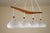 Brown Swedish Teak and Glass Four Light Hanging Lamp, 1960s For Sale - Image 8 of 13