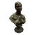 Mid 20th Century Vincenzo Gemito Naples Italy Antique Busto Di Donna Bronze Woman Bust Sculpture For Sale