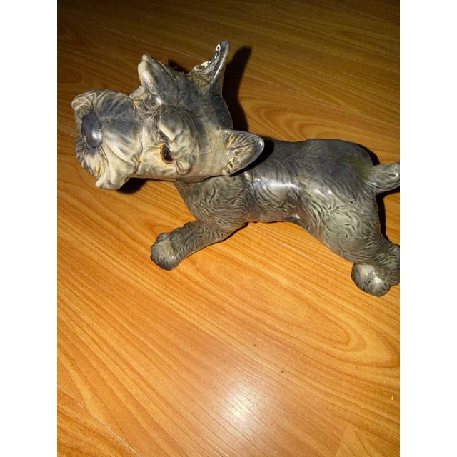 Goebel West Germany ceramic figurine of a Schnauzer puppy dog in an appealing pose with saucy expression. Fully hallmarked...