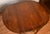 1950s English Hepplewhite Birdseye Maple Banded Walnut Pembroke Drop Leaf Tables For Sale - Image 15 of 18