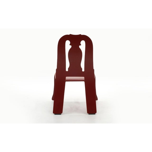 Queen Anne Chair in Red by Robert Venturi for Knoll Chairish