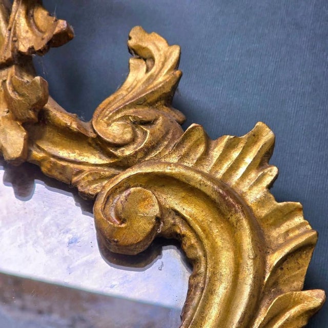 Rococo Style Gilt Mirror, 1940s For Sale - Image 15 of 18