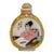 Famille Rose Porcelain Snuff Bottle With Gu Yue Xuan Mark — Hand‑Painted Qing‑Style Decoration For Sale